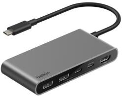 Belkin - CONNECT 5 portos USB-C dokkoló dupla USB-C porttal - AVC022HQSGY (AVC022HQSGY)