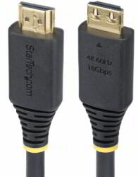 StarTech - 1 m-es nagy sebességű HDMI-kábel fogós csatlakozókkal, 4K 60Hz/1440p 144Hz - HDMI2-CABLE-GRIP-1M (HDMI2-CABLE-GRIP-1M)