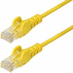 StarTech - 7 m-es sárga vékony CAT6 Ethernet kábel - N6PAT7MYLS (N6PAT7MYLS)