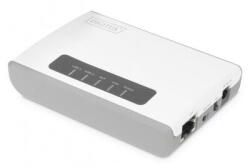 Assmann Assmann-DIGITUS 2 portos USB 2.0 vezeték nélküli multifunkciós hálózati szerver, 300 Mbps - DN-13024 (DN-13024)