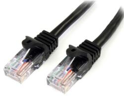 StarTech - 45PAT2MBK UTP CAT5e Patch kábel 2m Fekete (45PAT2MBK)