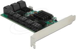 Delock - 16 portos SATA PCI Express x4 Kártya - 90073 (90073)