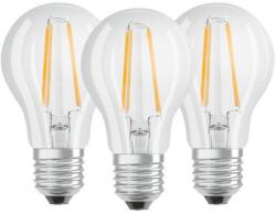 OSRAM Base átlátszó üveg búra/6, 5W/806lm/4000K/E27/dobozos LED körte izzó 3 db (4058075819535) (4058075819535)