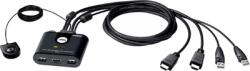 ATEN - 2 portos USB FHD HDMI kábel KVM kapcsolóval - CS22HF-AT (CS22HF-AT)
