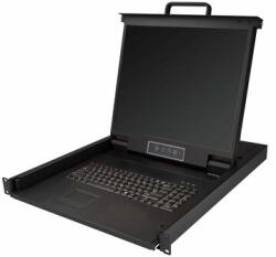 StarTech - Rackbe szerelhető KVM konzol - Egyportos VGA KVM - RKCONS1901 (RKCONS1901)
