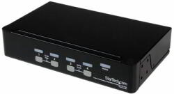 StarTech - 4 portos 1U rackbe szerelhető USB KVM kapcsoló OSD-vel - SV431DUSBU (SV431DUSBU)