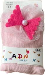 EMC ONSHOP Dres bumbac fete cu fundita, Roz, 0-1 ani, 68-74 (EMC-21)