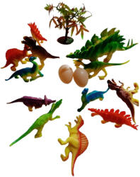 EMC ONSHOP Set 12 Figurine de jucarie, Animale Preistorice, Dinozauri, 8-15 cm, Multicolor (MAS-5489) Figurina