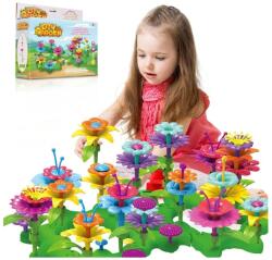 EMC ONSHOP Set de Construit Educativ "Grădina cu Flori", 96 piese, Joc Creativ STEM, Multicolor, +3 ani (33657036)