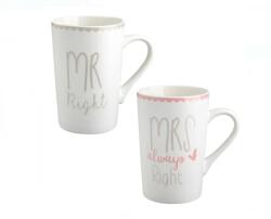 EMC ONSHOP Set Cani New Bone Mr Right - Mrs Always Right 350ml - 2buc (1183284)