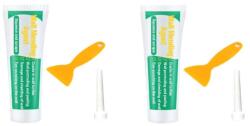 EMC ONSHOP Set Chit pentru Reparare Pereti Instant, cu Uscare Rapida, Tip Pasta, 2x100 g, Alb + Spatula, 2 BUC (ML-chit-2)