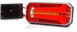 WAS LED-es hátsó kombinált lámpa, IP66/68, 12V-24V, helyzetjelző, féklámpa, irányjelző, tolatólámpa, ködlámpa, alsó rendzsámtábla-világítás, kábel: 200cm YLY-S 6x0.5 mm2 (W150-1111L/P) - jarmulampa