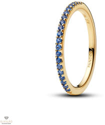 Pandora Csillogó kék fél örökkévalóság gyűrű 54-es méret - 162999C02-54