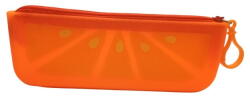 Empria® Penar din silicon moale, inchidere cu fermoar, Empria, Portocaliu (PenarPortocala) Penar