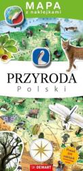 praca zbiorowa Hartă cu abțibilduri: Natura Poloniei