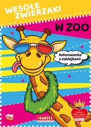 Martel Kolorowanka z naklejkami Wesołe zwierzaki w zoo Carte de colorat