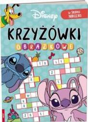 praca zbiorowa Cuvinte încrucișate ilustrate Disney Carte de colorat