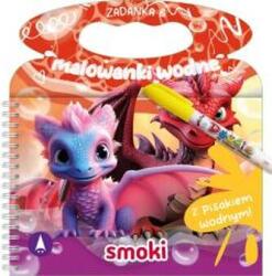 Wioleta Żyłowska Zadanka & malowanki wodne. Smoki Carte de colorat