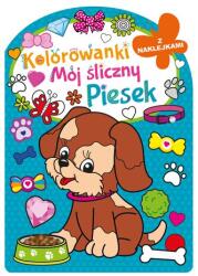 Wilga Mój śliczny piesek. Kolorowanka z wykrojnikiem Carte de colorat