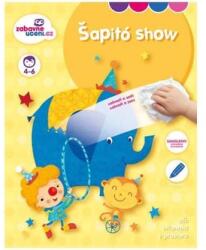 Zábavné učení Învățare distractivă Caiet lavabil cu autocolante - Šapitó show 4-6 ani