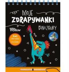 Trefl Books Carduri de răzuit. Spy Guy. Dinozauri