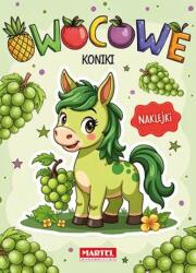 Martel Kolorowanka z naklejkami Owocowe koniki Carte de colorat