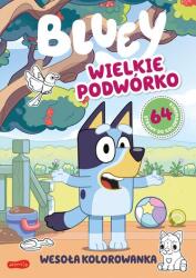 HarperCollins Polska Wielkie podwórko. Bluey. Wesoła kolorowanka Carte de colorat