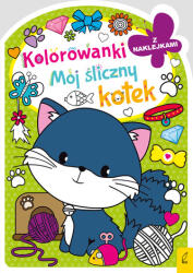 Wilga Mój śliczny kotek. Kolorowanka z wykrojnikiem Carte de colorat
