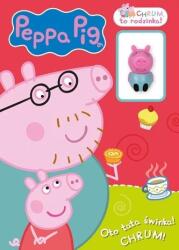 praca zbiorowa Peppa Pig. Chrum, to rodzinka! Oto tata świnka! Carte de colorat