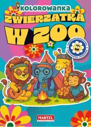 Martel Kolorowanka z naklejkami Zwierzątka w zoo Carte de colorat