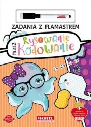 praca zbiorowa Exerciții cu markerul. Desen prin codare Carte de colorat
