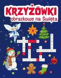 praca zbiorowa Integrame ilustrate de Crăciun Carte de colorat