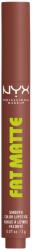 NYX Cosmetics Fat Matte Smooth Color Lipstick 08 Toasty Taupe, 2 g