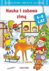 Praca zbiorowa Puzzle pentru minți istețe. Învățare și joacă iarna Carte de colorat