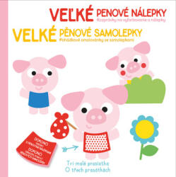 YOYO Books Autocolante mari din spumă - Cei trei purceluși