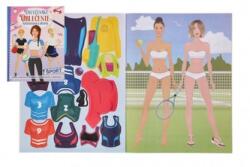 FONI Book Caiet Haine pentru fete - sport + abțibilduri versiune SK 23x30 cm