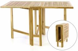 divero Masă de grădină din lemn tec DIVERO - pliabilă - 130 x 65 cm (GL05522)