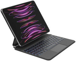 Linksys Belkin BBZ003de-V2, QWERTZ, Német, Érintőpad, Apple, iPad Pro 13" (M4), Fekete (BBZ003DE-V2)