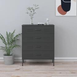 vidaXL antracitszürke acél fiókos szekrény 80 x 35 x 101, 5 cm 24.6 kg 336204 (336204VidaXL)