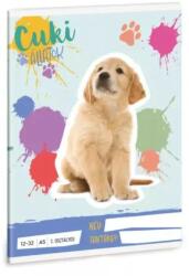 Ars Una Golden Retriever mintás vonalas füzet - 3. osztály, A5 (53604958)