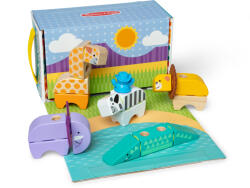 Spin Master Melissa & Doug MDT BBN Blockables Safari Plyst GML játék építőelem (6074903)