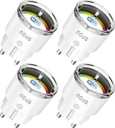 NOUS set 4 prize inteligente wifi nous a1, 15a, monitorizare energie (95-A1-4pcs)