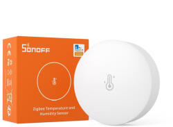 SONOFF senzor inteligent de temperatura si umiditate zigbee sonoff snzb-02p (rotund) (95-SNZB-02P)