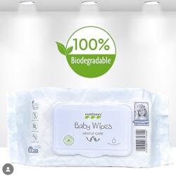 Nateen nedves törlőkendő, 99% víz, 80 db