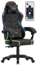 Huzaro Scaun Gaming Huzaro Force 2.7 RGB, Max 140 kg, Iluminare integrata, Functie Tilt, Tetiera cu perna si perna lombara (Negru) (HZ-FORCE 2.7 RGB BLACK)