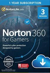 Symantec Norton 360 for Gamers, 3 users, 1 year (NORTONGAMERS3D1Y)