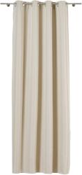 Mendola Interior Butler gyűrűs drapéria, sötétítővel, 140x245cm, 100% poliészter, 280 GSM, Bézs