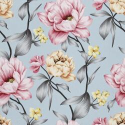 Heko Panels Textilanyag, Plumeria bazsarózsa, Poliészter 100%, 210g/pm, Méret: 100cm x 155cm, DX340 (DX340)