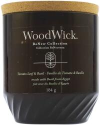 WoodWick ReNew Tomato Leaf & Basil közepes gyertya 184 g