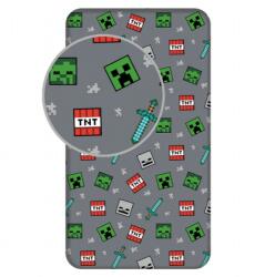 Jerry Fabrics lepedő, Minecraft We Got This, 90×200×25 cm
